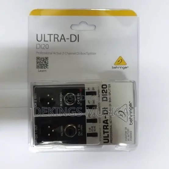 Behringer ULTRA-DI DI20 Professional Active 2-Channel DI-Box - 1