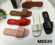 Max Extra YSL Style Quilted Flat Slides - 1