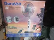 Duravolt 18-inch Rechargeable Solar Fan - 1