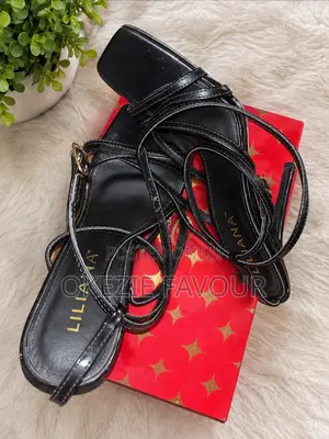 Liliana Black Stiletto Heels - Girman 39