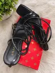 Liliana Black Stiletto Heels - Size 39 - 1