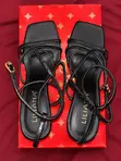 Liliana Black Stiletto Heels - Size 39 - 2