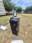 Brand New Dual 12" PA Trolley Speakers (2 Units) - 1