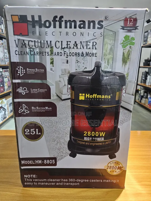 Hoffmans 25L Wet Dry Drum Vacuum Cleaner - 1