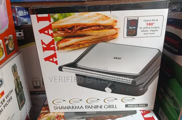 Brand New Akai Shawarma Panini Grill - 1