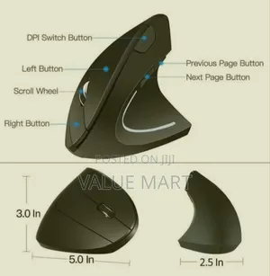 Ergonomic Optical Wireless Mouse
