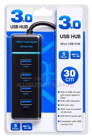 4-Port USB 3.0 Hub