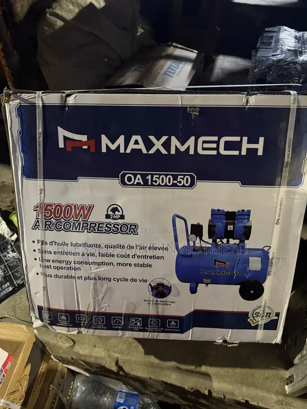Maxmech 50L Oil-Free Air Compressor - 1