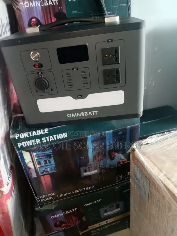1152kWh OMN&BATT Lithium Battery Solar Generator - 1