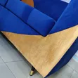 Royal 2-Seater Sofa Couch - Brand New Blue - 4