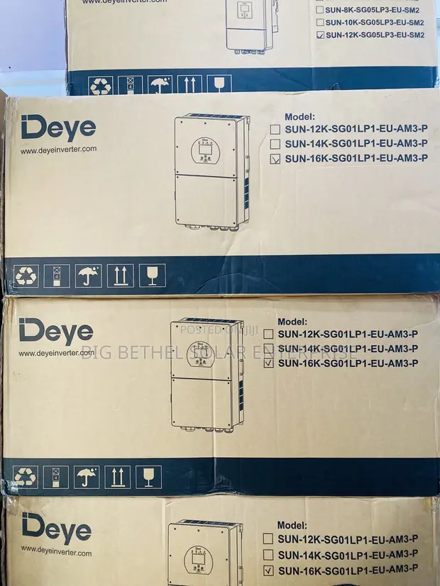 Deye 16kwh 3-Phase Inverter na Rana Mai Haɗin Gwiwa - 1