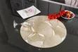 Modern Gold Table Mats (12pcs) - 1