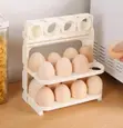 Foldable Egg Rack - 60 Holes Storage - 3