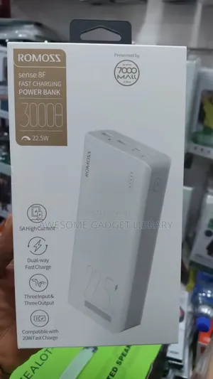 ROMOSS 30000mAh Power Bank - Black