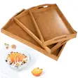 Saitin Tray na Katako da Bamboo 3 a 1 - 1