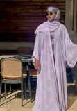 FDST Fashion Chiffon Abaya Jacket Dress - 1