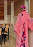FDST Fashion Chiffon Abaya Jacket Dress - 3