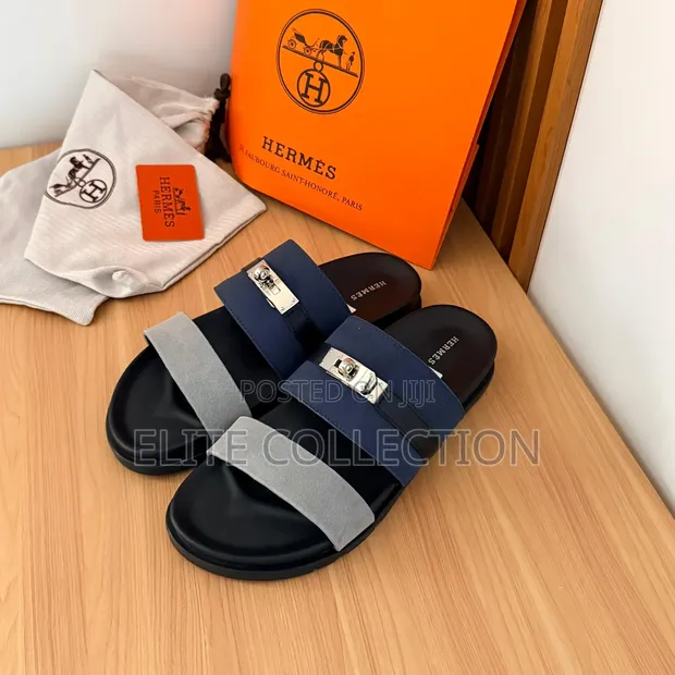 Hermes Jackson Suede Sandals - 1