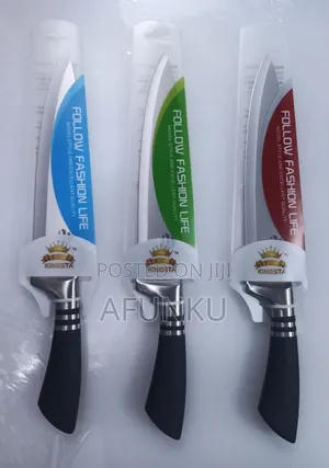 Brand New Cooking Knife - Black Head