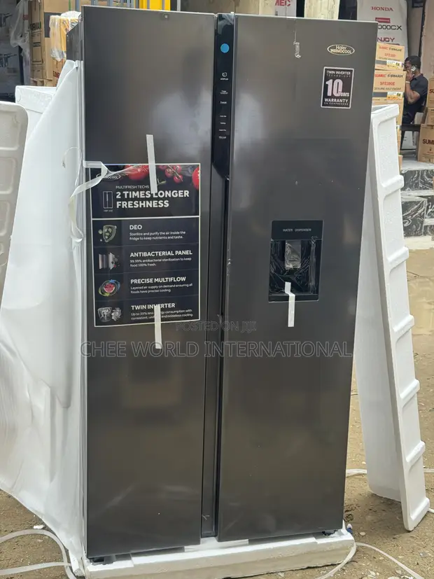 Brand New Haier Thermocool Side by Side Refrigerator with Water Dispenser - 1