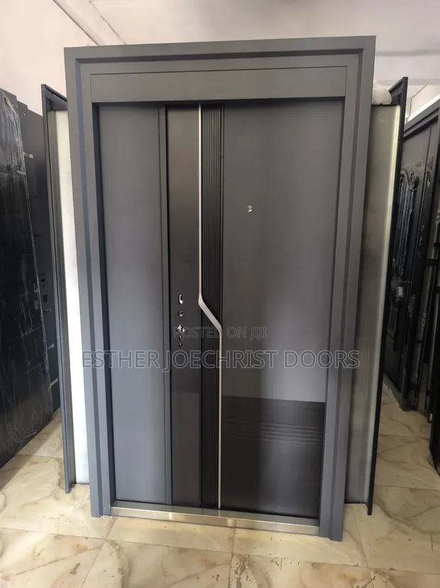 4ft x 7ft Fireproof Security Door with Smart Lock - 1