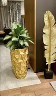 Stallion Fiberglass Planters - Gold - 1