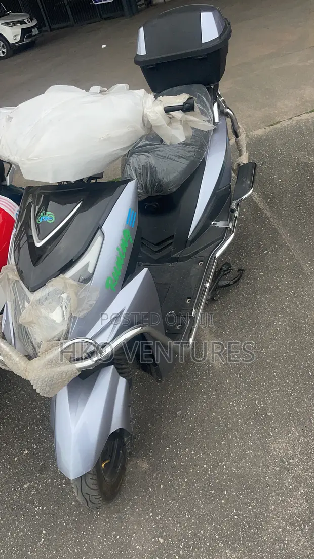 Brand New 2022 Electric Motorcycle - Gray - 1