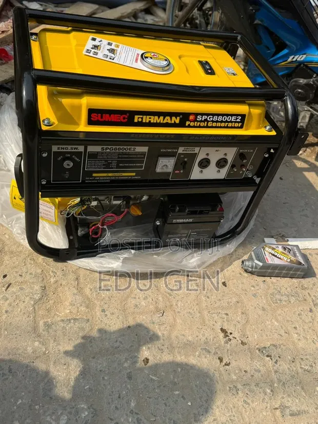 FIRMAN SPG8800E2 Heavy-Duty Petrol Generator - 6.5kVA - 1