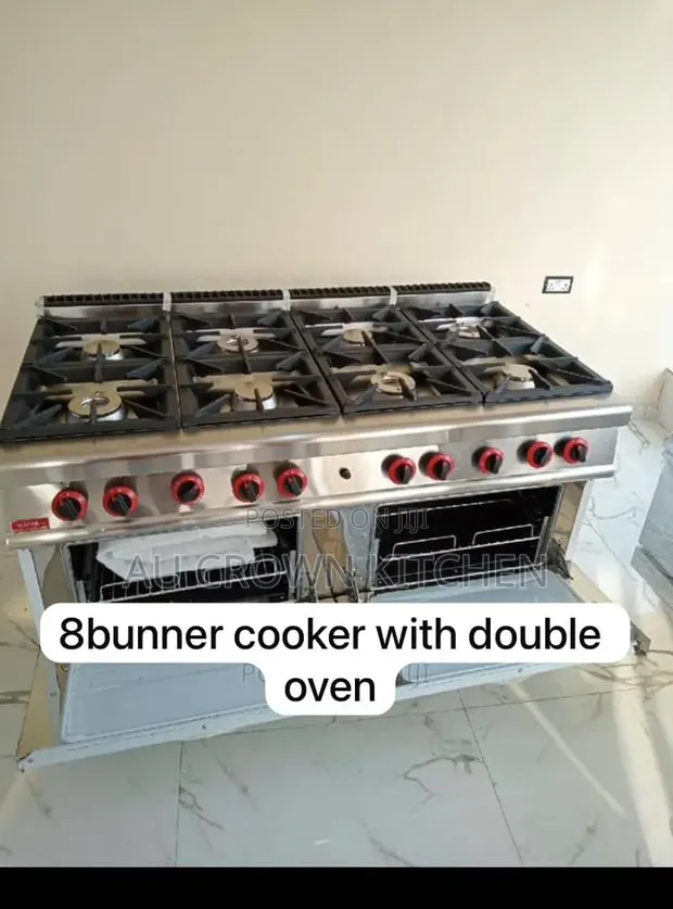 Brand New 8 Burner Gas Cooker with Oven - 1