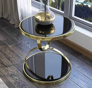Lux Madauwari Gilashin Sama Side Table