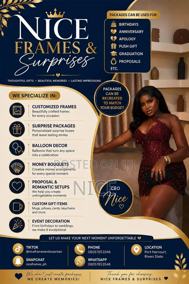 Custom Frames & Surprise Packages - Port Harcourt - 1