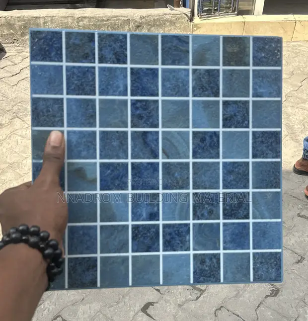 33x33 Spanish Blue Pool Tiles - 1