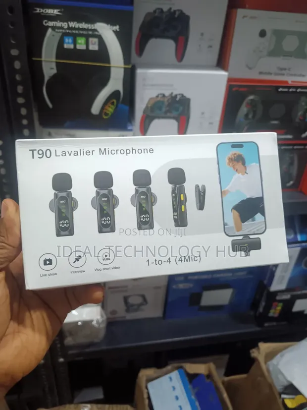 T90 4-in-1 Wireless Lavalier Microphone System - 1
