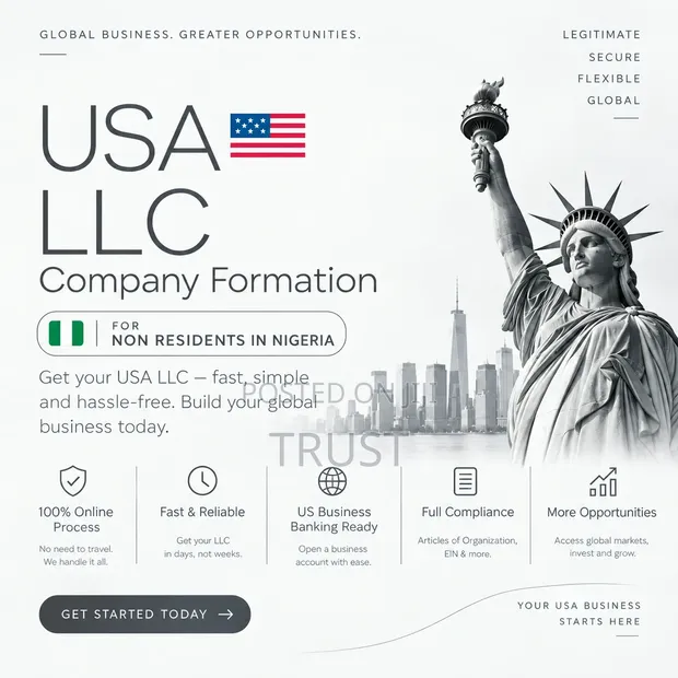 USA LLC Company Formation for Non-Residents in Nigeria - 1