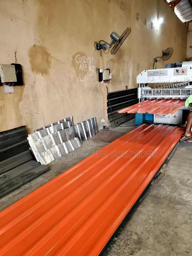 0.60mm Oven Baked Longspan Sheet - TC Red - 1