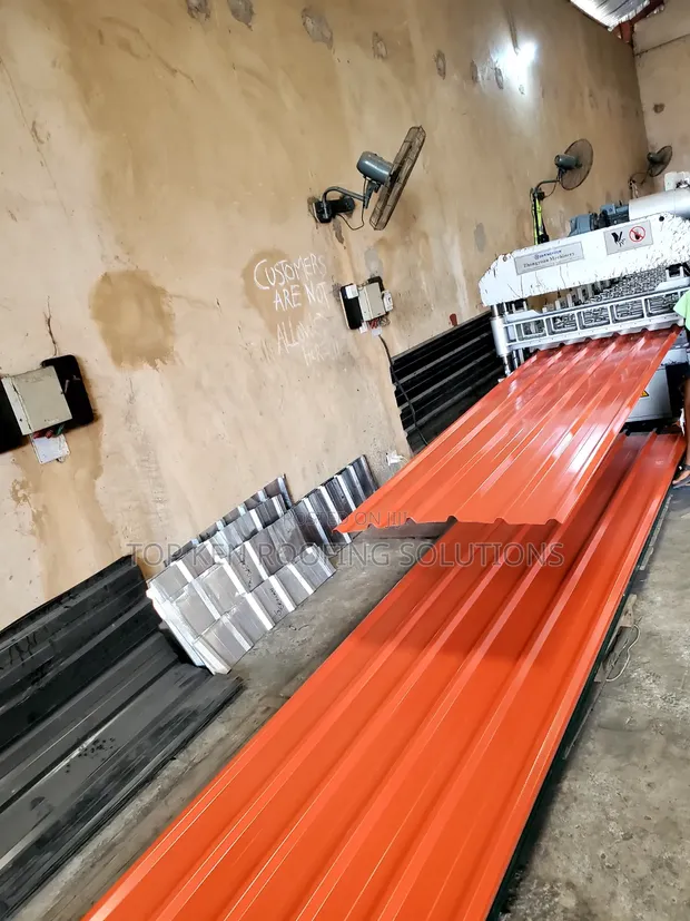 0.55mm Caliper Standard TC Red Oven Baked Aluminium Roofing Sheet - 1