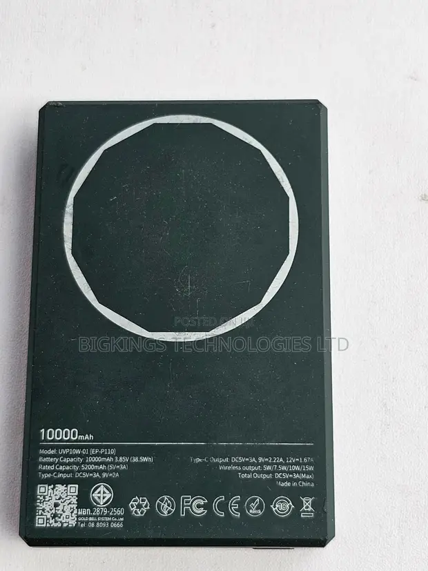 MagReact MX1 10000mAh Maganetic Wireless Power Bank - Baki - 1