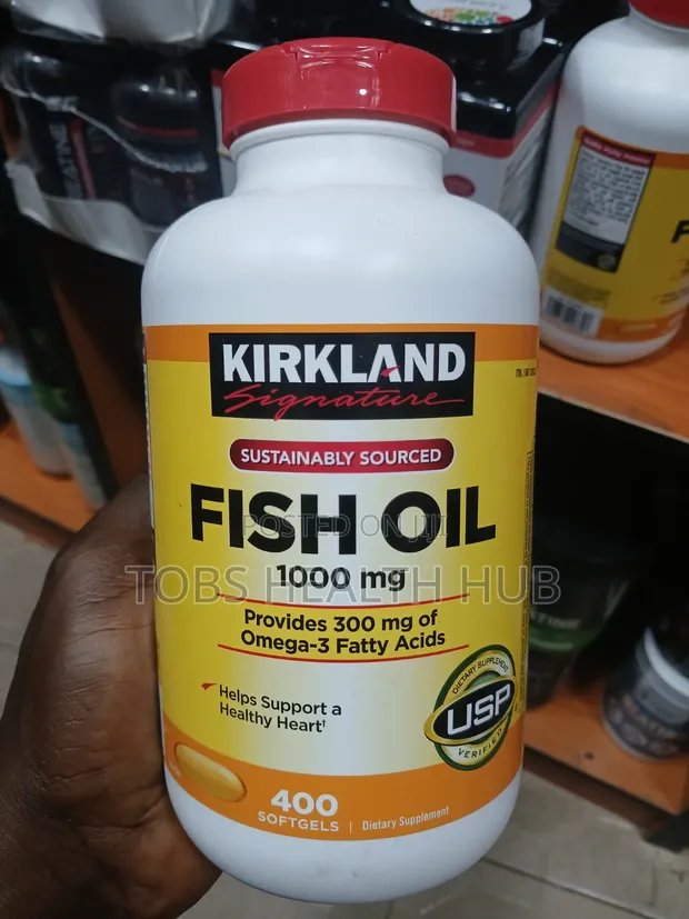 Kirkland Signature Fish Oil 1000mg - 400 Softgels - 1