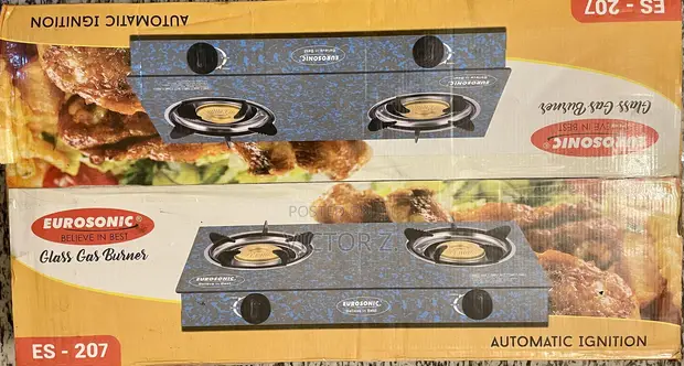 Eurosonic 2-Burner Gas Cooker (Brand New) - 1