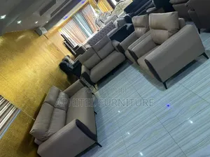 Contemporary Leather Sofa - Brand New