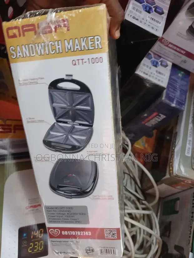 Qasa Sandwich Maker (4-Slice) - 1