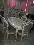 Royal Oval White Dining Set (Mutum 6) - 2