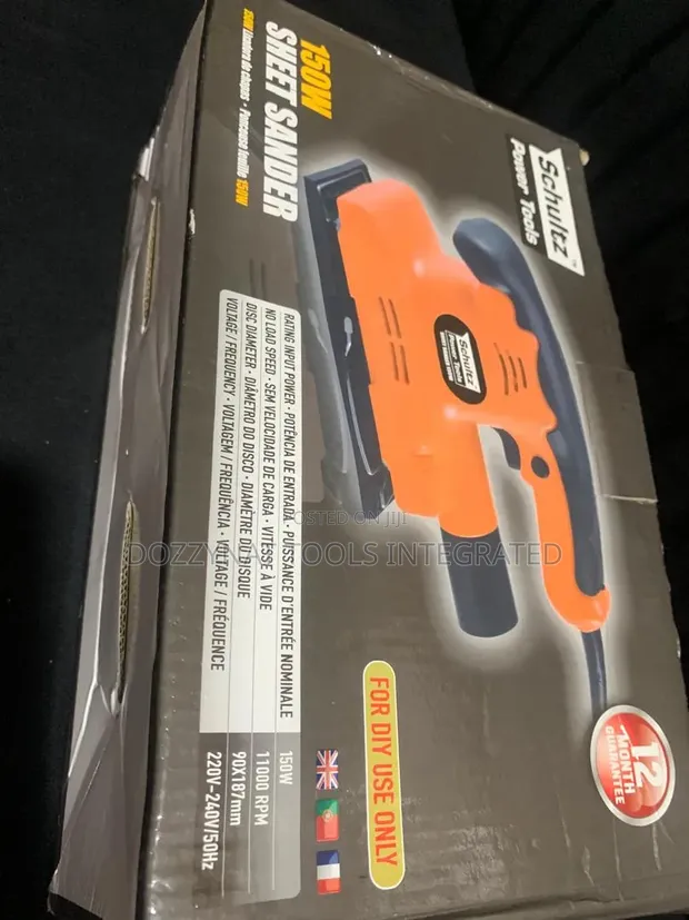 Injin Sandpaper na Powertec Orbital - 1
