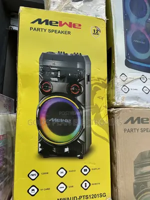MeWe Rechargeable Party Speaker da 1 Microphone