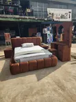 Luxury 6x6 Velvet Bedframe Set - 2