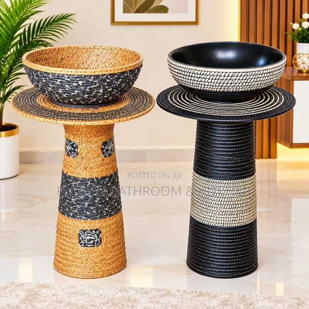 Designer Wash Hand Basin with Pedestal - Luxury Stylish - 1