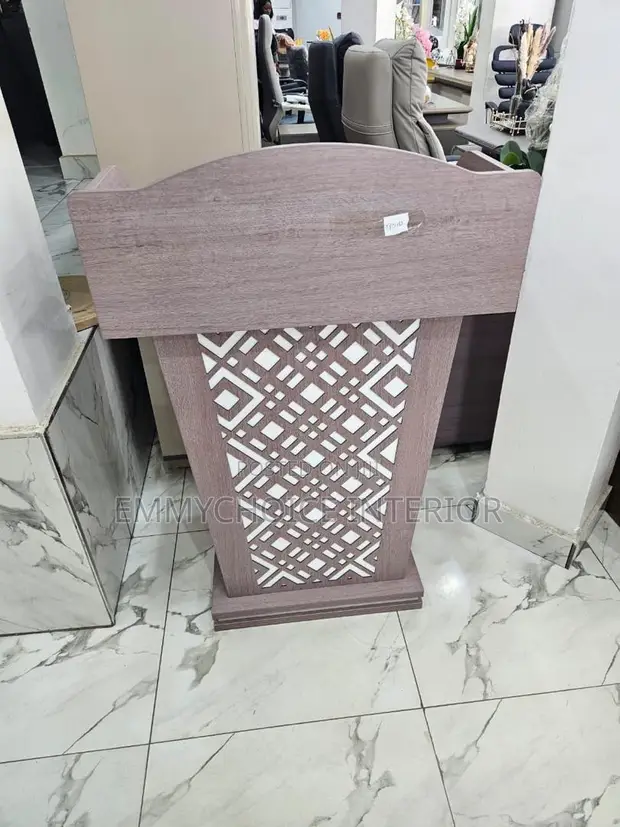 Modern Wooden Podium Lectern - 1