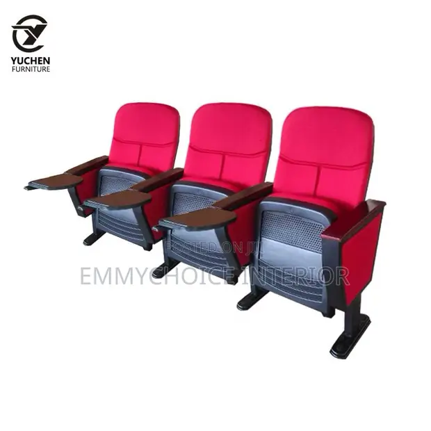 Auditorium Theater Seating - Red Fabric - 1