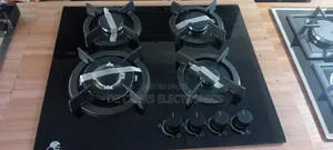 GS 4-Burner All Gas Cooker with Glass Top