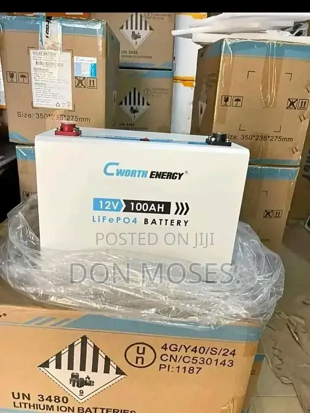 1.28kWh 12V Cworth Energy Baturin Solar Lithium - 1
